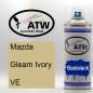 Preview: Mazda, Gleam Ivory, VE: 400ml Sprühdose, von ATW Autoteile West.